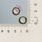 Leaf Cartilage Hoop Earrings for Helix & Tragus, Gold or Silver, Pair