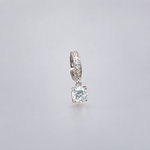 Zircon Hoop Ring, 7mm, Single