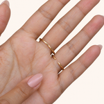 Heart & Butterfly Zircon Adjustable Ring Set, Gold or Silver, Set of 2