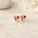 Butterfly Children's Stud Earrings, Pair