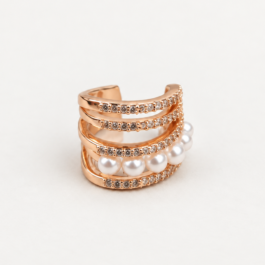 Pearl Ear Cuff for Cartilage, Single