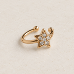 Mini Star Ear Cuff, Gold, Single